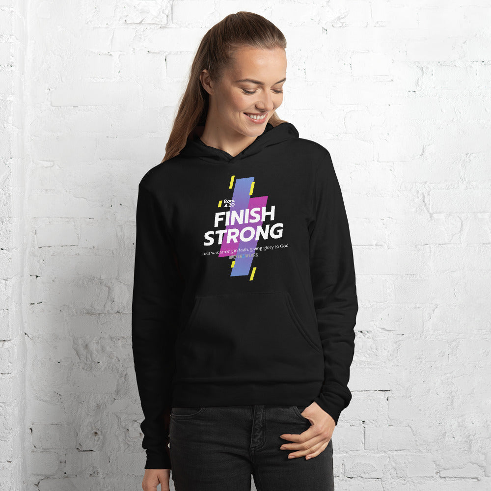 Finish Strong in Faith - All Year Hoodie for Women