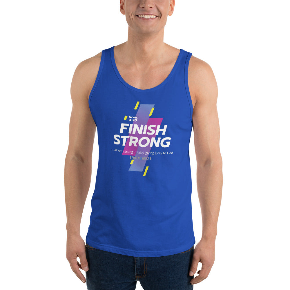 Finish Strong in Faith - Men's Tank Top