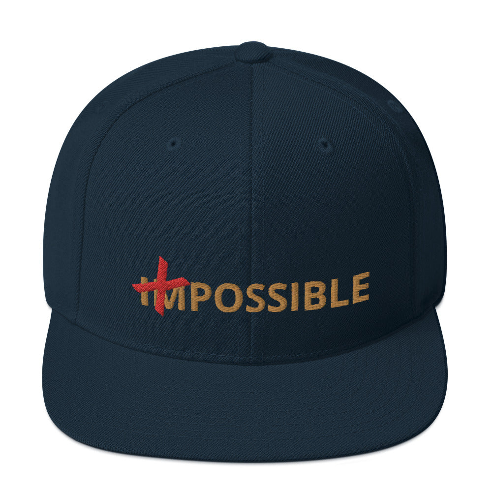 Possible by the cross - Snapback Hat