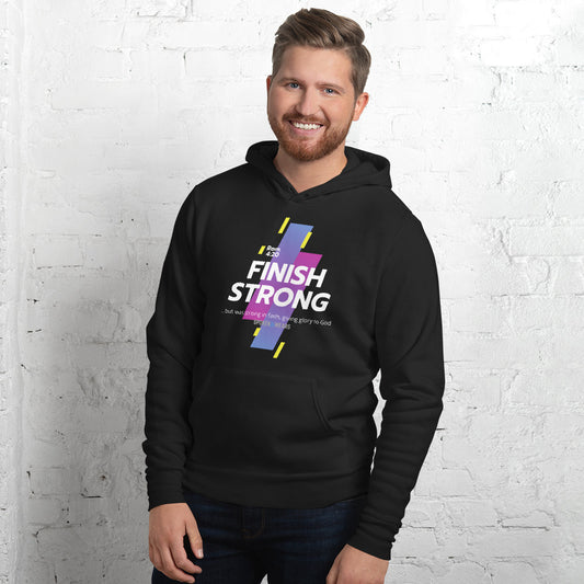 Finish Strong in Faith - All Year Hoodie for Men