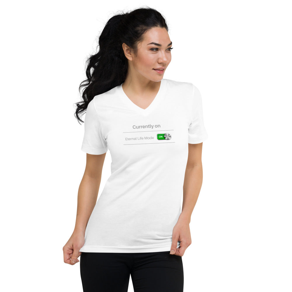 Eternal Life Mode - Women's V-Neck T-Shirt