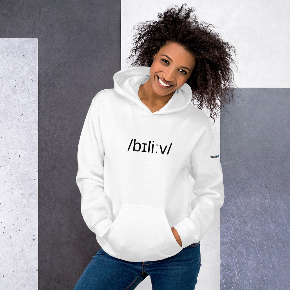 Phonetics Believe - women's Hoodie