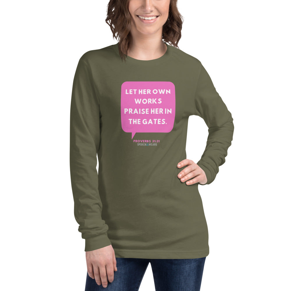 Great work Mum - women's Long Sleeve Tee