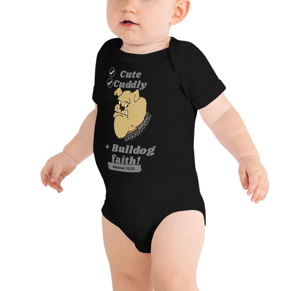 Bulldog faith T-Shirt for babies