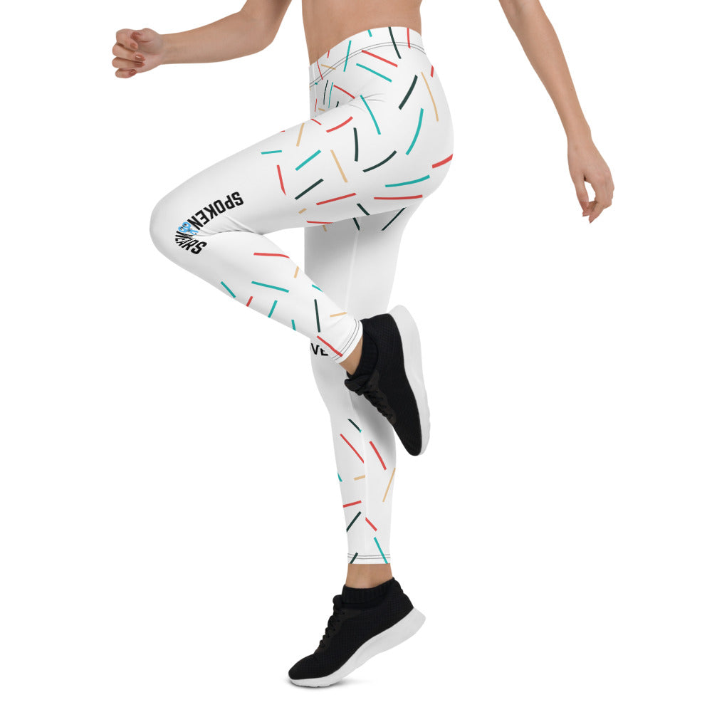 FAITH HOPE & LOVE - Women's Leggings - White