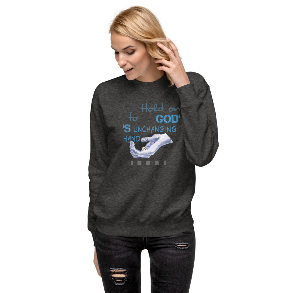 Hold on to God - Women's Fleece Pullover