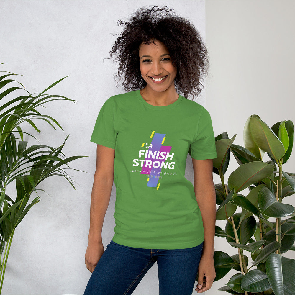 Finish Strong in Faith - Women's T-Shirt