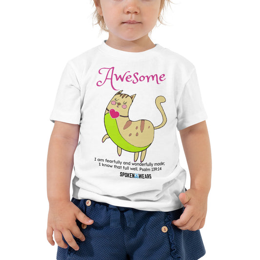 Awesome & Wonderful - Toddler T-shirt for Boys & Girls