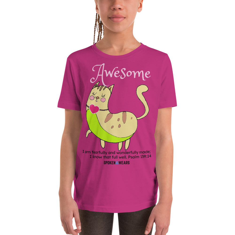 Awesome & Wonderful - Youth Short Sleeve T-Shirt Girls