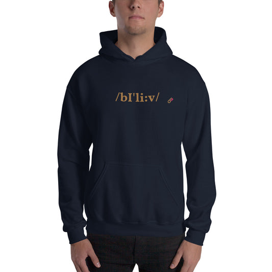 BELIEVE - Men's Hooded Sweatshirt