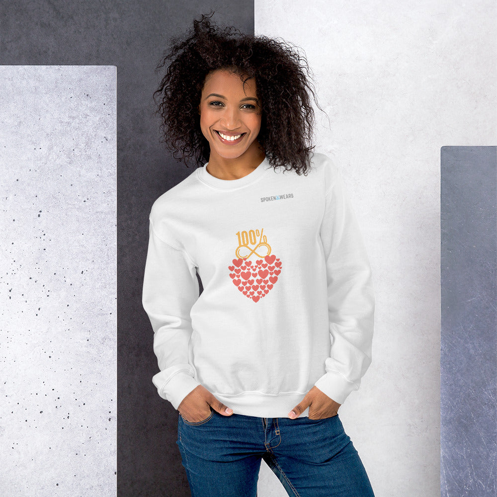 100% Infinite Love  - Women's Sweatshirt